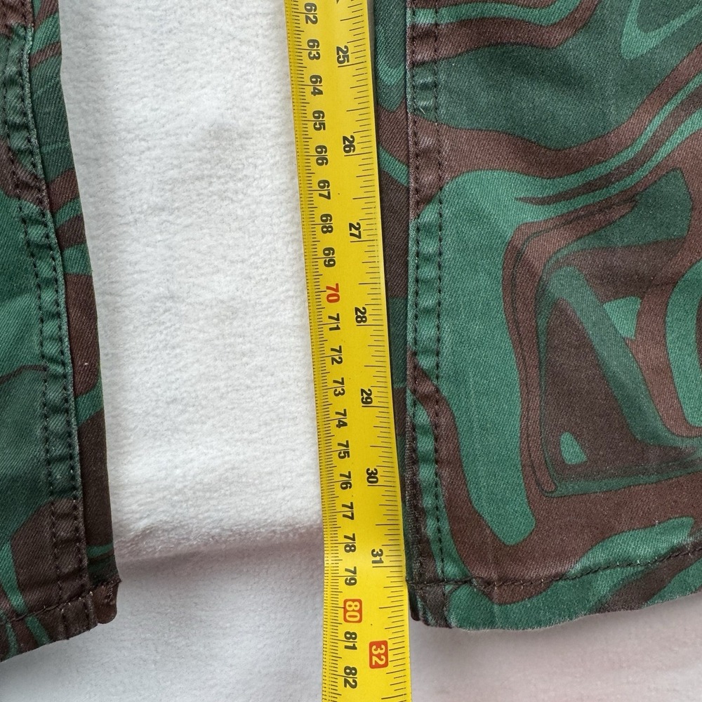 Free People Penny Pull on Flare Jeans in Camo - Picture 6 of 13